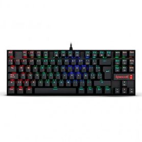 teclado mecánico redragon kumara rgb red switch